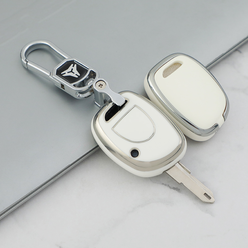 E White + Key Ring