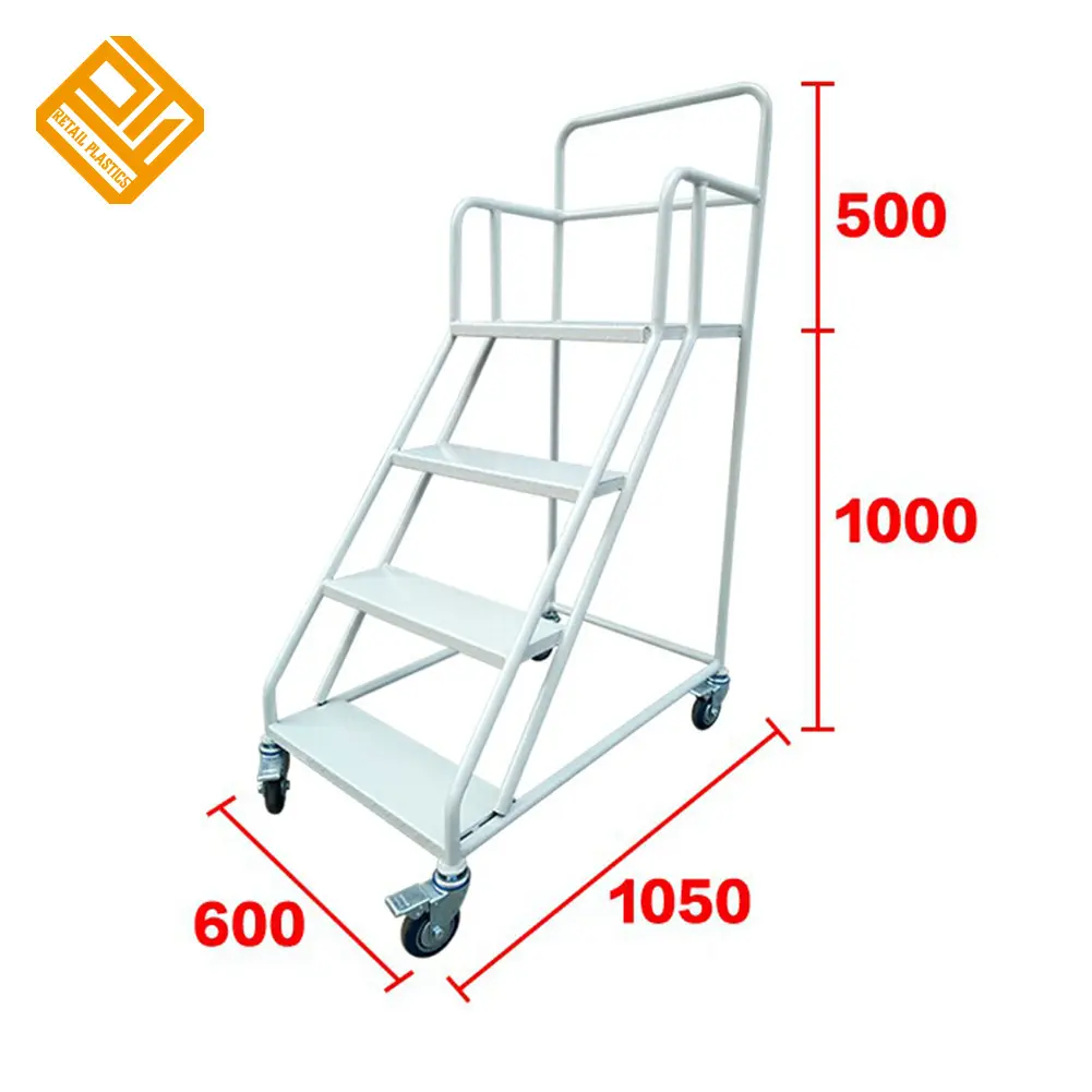 Industrial Mobile Platform Trailer Access Ladder