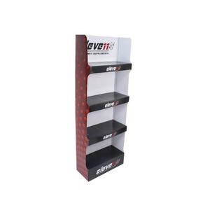 Su misura 4-Shelf Pop Free Standing negozio al dettaglio espositore da pavimento in cartone ondulato per le promozioni imballaggio in cartone - Product Image 3