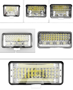 Sınır ötesi ihracat üç inç beş inç geniş alan görünümü LED farlar kare çalışma ışığı ve otomobil kamyon için geri ışık - Product Image 1