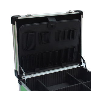 带分隔器的标准铝制工具箱和带手柄的工具面板专业工具箱 - Product Image 6