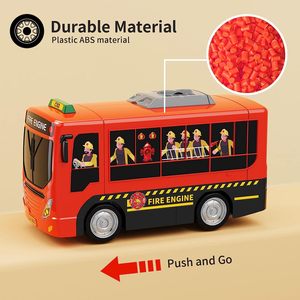 教える意味のある消防車のおもちゃシミュレーションステアリングホイール運転おもちゃ幼児音と光のある消防車のおもちゃ