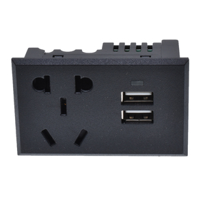 אירופאי שקע כוח ac אמריקאי עם שקע usb10a250v כפול usb10a250v מודול שקע רגל-012