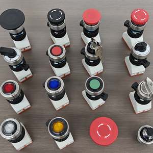 Patlamaya dayanıklı kontrol panelleri için ray montajlı çift basmalı düğme anahtarı - Product Image 2