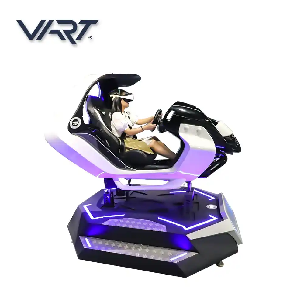 Trò Chơi Giải Trí Console Vr Virtual Reality Car Driving Simulator Với Nền Tảng Robot