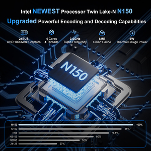 Firebat T2ミニPCゲームN150 DDR4 16GB 512GB Win11 Pro OSクアッドコアプロセッサビデオミニPCコンピュータ - Product Image 2
