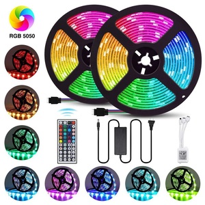 DC12V Светодиодная лента с гибкой лентой 30 светодиодов на метр 10 м SMD 5050 RGB смарт-светодиодная лента с дистанционным управлением светодиодный драйвер - Product Image 4