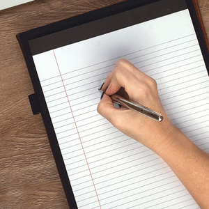 Multi-functional Leather Writing Pad <strong>A4</strong> Meeting Document Cover Luxury <strong>Notepad</strong> Portfolio <strong>Folder</strong> - Product Image 5