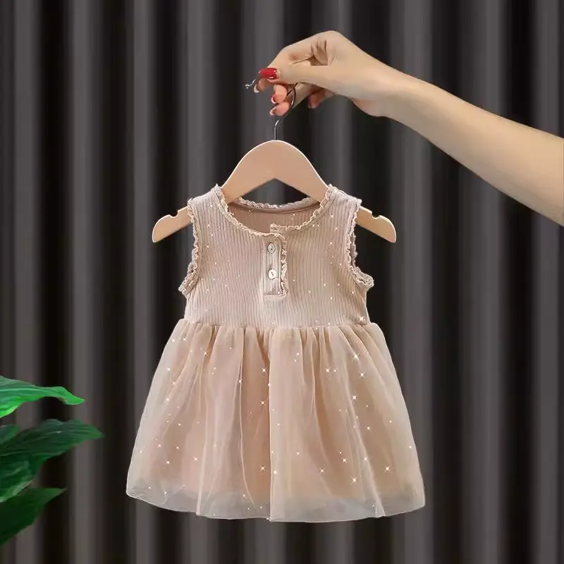 Boutique de verano ODM y OEM vestido de una pieza mamelucos de bebé manga aleteo bebé niña mameluco infantil tutú vestidos para niñas niños