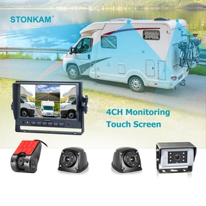 STONKAM Car Camera Security 4 Cameras for Trucks <strong>Multiple</strong> Display View Vehicle <strong>Monitoring</strong> Waterproof - Product Image 1
