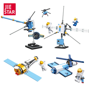 JIESTAR oyuncaklar kök uzay keşif uzay tema yapı taşı seti çocuklar diy eğitim bilimleri astronot oyuncak çocuk uzay oyuncak - Product Image 5