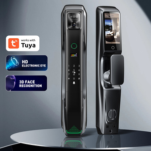 3D riconoscimento del volto Video Intercom Smart Lock Tuya WiFi biometrico impronta digitale intelligente serratura della porta con la macchina fotografica - Product Image 2
