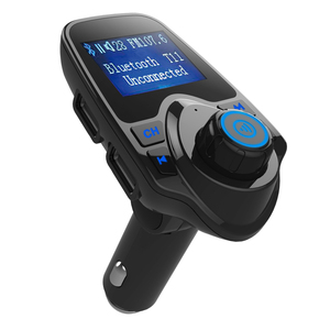 HG T11 kablosuz Bluetooth FM verici Handsfree araç kiti kablosuz Bluetooth adaptörü ile çift USB araç şarjı kiti - Product Image 5