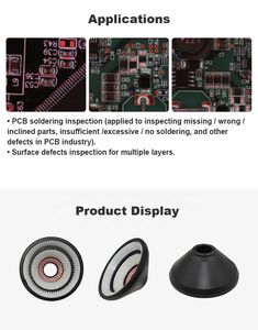 IP65 su geçirmez özelleştirilebilir 24V RGB LED AOI çok renkli endüstriyel sınıf makine görüş işık PCB lehimleme muayene için - Product Image 4
