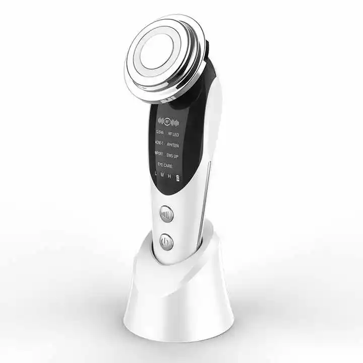 Instrumento de RF para uso doméstico, levantamiento facial del cuello, rodillo elevador EMS, masajeador facial 3D, producto de belleza