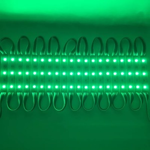 Оптовая продажа, 3 светодиода/ПК, светодиодный RGB модуль Smd5050, силиконовый водонепроницаемый 12 В, светящийся RGB Светодиодный модуль для украшения рекламных вывесок