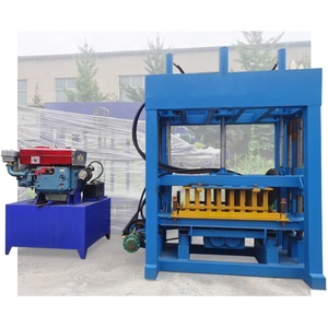 Excelente Qt4-30 Hollow Concrete <span class=keywords><strong>Block</strong></span> Making Machine Motor Diesel Automático Motor do molde do núcleo do baixo preço para a fabricação do tijolo