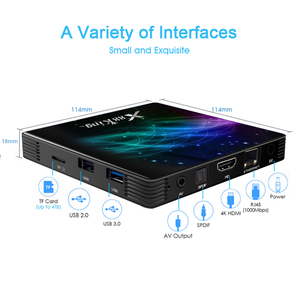 Yeni X88 King pro Android 9.0 Amlogic Hexa çekirdekli s9s94 GB RAM 128GB ROM çift WIFI 4K HD BT5.0 IPTV alıcısı IPTV android tv kutusu - Product Image 6