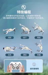 AI智能特技RC机器人狗2.4G编程机械臂机器人玩具 - Product Image 4