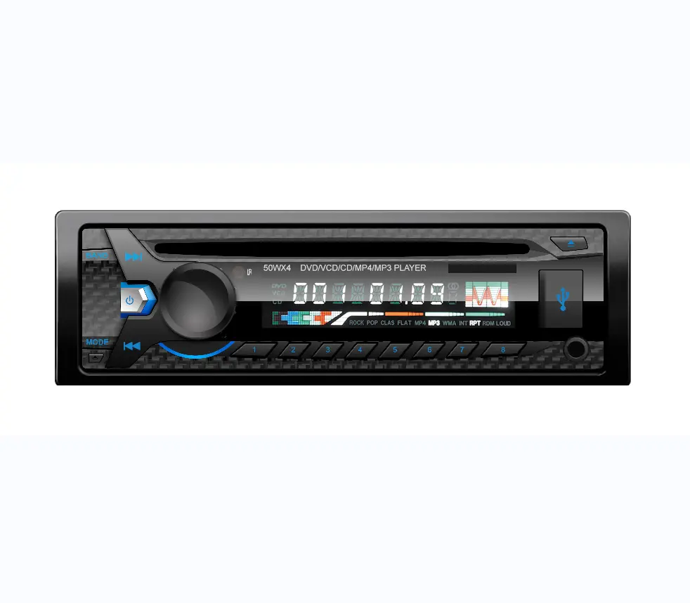 Fábrica rádio fm um único din carro bt dvd com usb ônibus dvd player