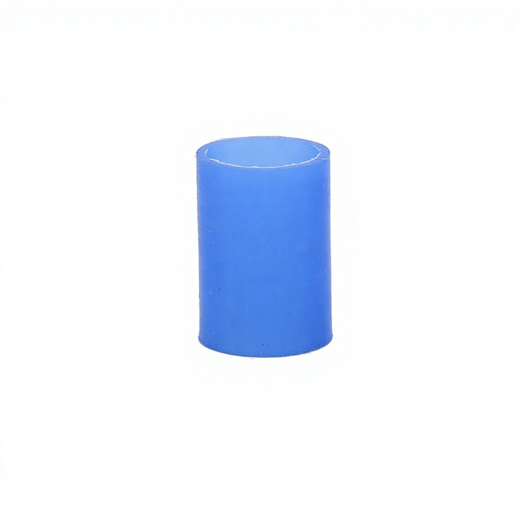 Punta in silicone a forma di cilindro blu per 12 mm