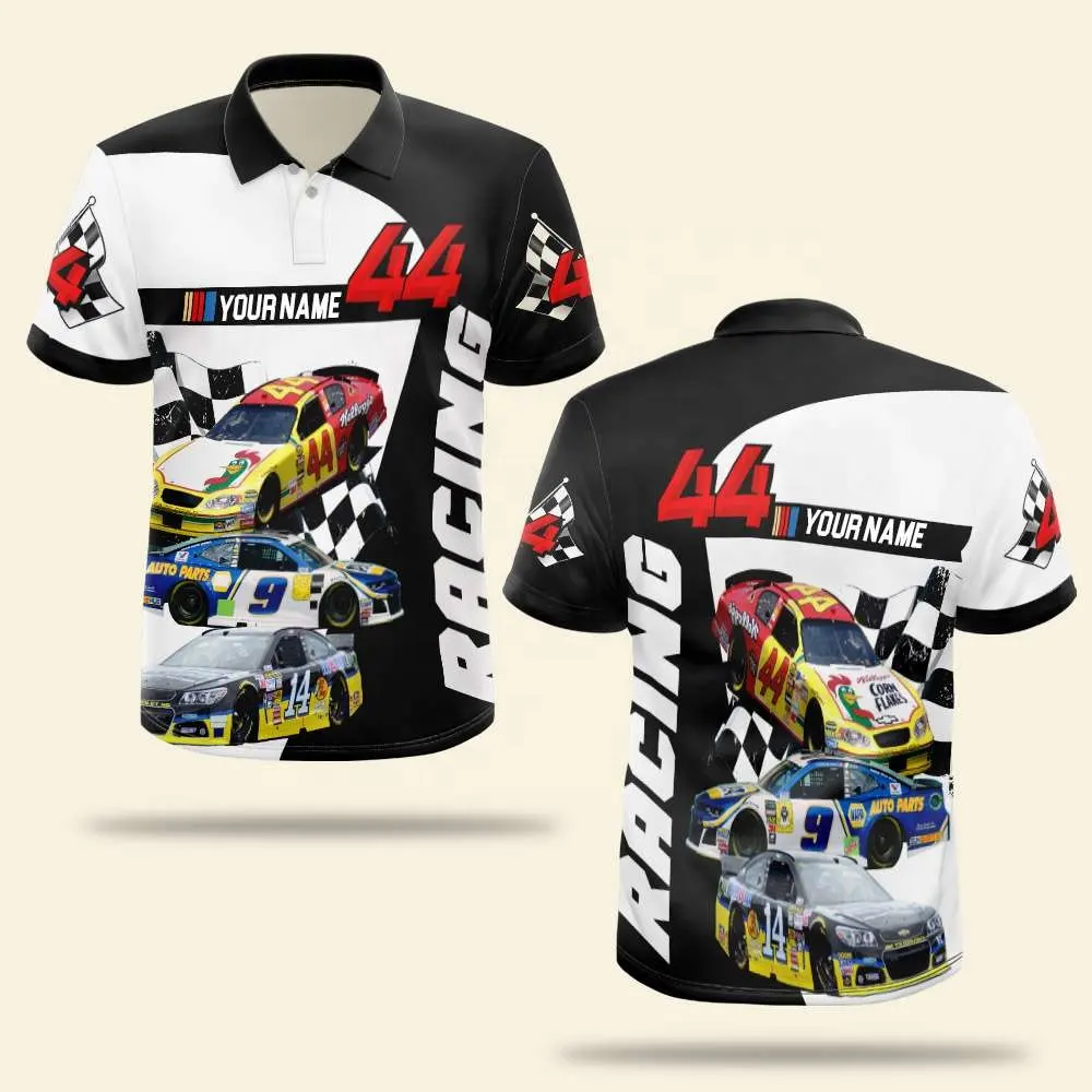 Chemise de Sport de course personnalisée, 100% Polyester, Sublimation moto, chemises d'équipage de course bon marché
