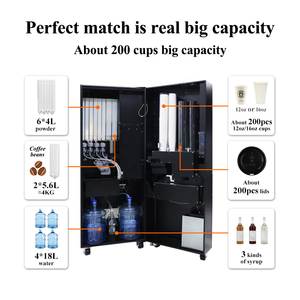 Distributore automatico di caffè completamente automatico per strada con moneta - Product Image 4