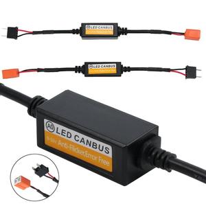 Canbus LED H7ข้อผิดพลาดถอดรหัส H4ไฟหน้าแบบ LED ชุดหลอดไฟสำหรับรถหมอกไฟ H7 9005 9006 9012 Anti-Flicker อะแดปเตอร์ - Product Image 3