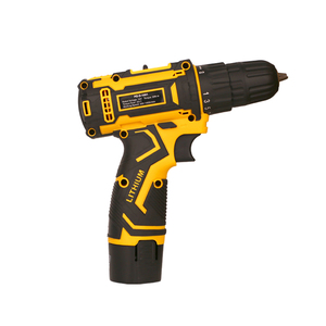כוח סופר 12v נייד מקדחה ערכת סוללה lill-ion חשמלי אלחוטי מקדחה עם 6pcs אביזרים