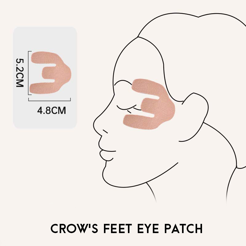 30 pcs/boîte PIEDS DE CROW EYE PATCH