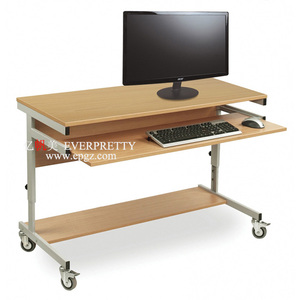 Office <strong>Computer</strong> Furniture Director <strong>Computer</strong> <strong>Table</strong> <strong>with</strong> Keyboard Tray Wooden <strong>Computer</strong> <strong>Tables</strong> <strong>with</strong> Movable Cabinet and CPU Holder - Product Image 4
