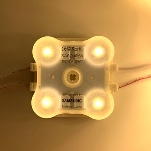 DC12V 2W <span class=keywords><strong>LED</strong></span> 4 שבבי כיכר 4 נוריות 2835 5630 5730 הזרקת IP68 עמיד למים 170 תואר תאורה אחורית <span class=keywords><strong>led</strong></span> מודול סמסונג עבור שילוט - Product Image 5