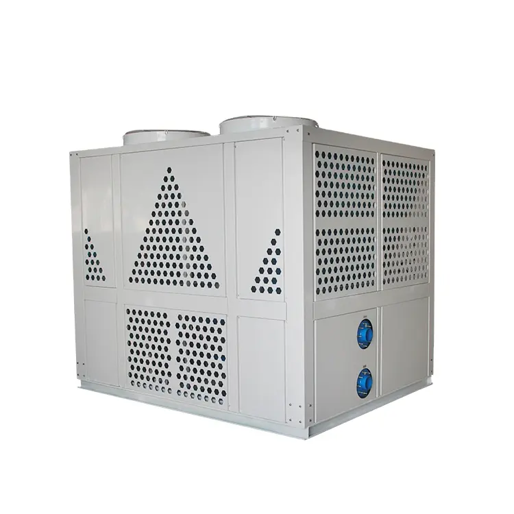 Atacado Heat Pump Water Chiller Unidade HVAC Refrigerada a Ar com Motor 380V Tensão para Plantas de Fabricação OEM