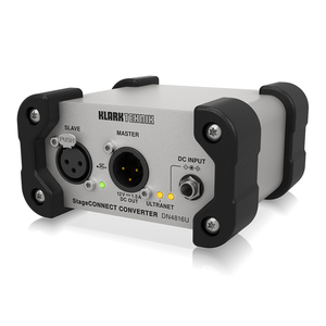 Klark Teknik DN4816U StageConnect Interfaz con 16 entradas analógicas y conectividad Ultranet Stagebox para Behringer WING & Hub4