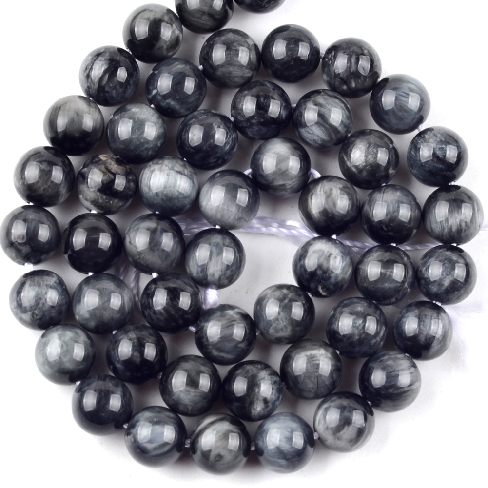 Perles naturelles œil d'aigle
