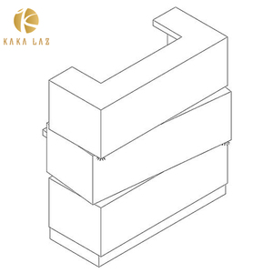 现代设计高品质办公室前台接待处接待台 - Product Image 3