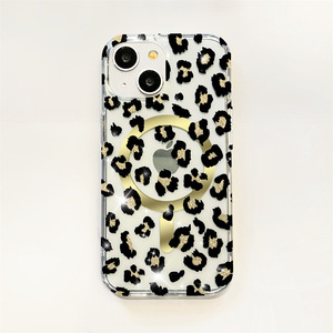 เคสโทรศัพท์ IMD ลายเสือดาวเคลือบหรูหราสำหรับ Apple iPhone 15 16 PLUS 14 13 12 11 PRO MAX - Product Image 1