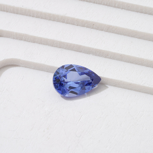 Lab yetiştirilen kraliyet mavi safir armut şekli 0.03ct 0.1ct 0.2ct 0.3ct 0.4ct 0.5ct 1ct armut kesim gevşek lab oluşturulan safir - Product Image 3