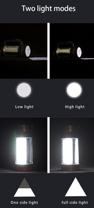 High-quality <strong>LED</strong> Torch - 5W Main Light with 54-<strong>LED</strong> 3-side Light - 3600mah 10 Camping Rechargeable Battery Lithium Battery 60 ABS - Product Image 4