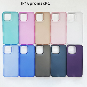 超薄型マットハードシェル電話ケースApple for iPhone 16用新しい半透明透明透明PC携帯電話ケース - Product Image 5