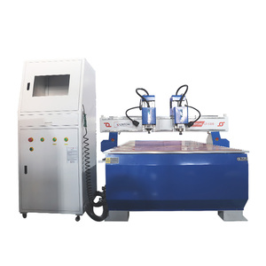 Independent Double Head 1325 Modle Wood Working <strong>Cnc</strong> <strong>Router</strong> Machine <strong>with</strong> Stepper Motor/<strong>servo</strong> Motor China Made <strong>Cnc</strong> <strong>Router</strong> - Product Image 1