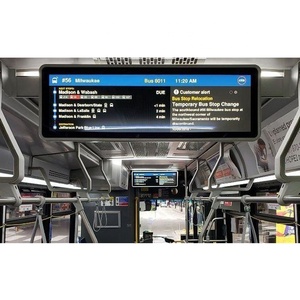DC12-36V <strong>Bus</strong> Coach Advertising Media Display 28.6inch Subway Station Information Fixed TV Monitor Customized Size Machine - Product Image 4