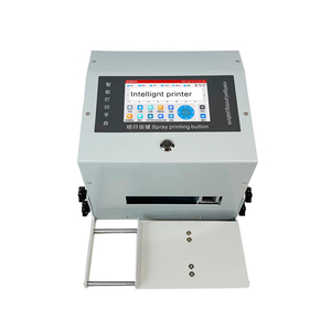 Impresora de inyección de tinta TIJ estática de escritorio completamente automática, Mini impresora de imagen de texto de código de barras y código QR para impresión de fecha de etiquetas de Metal - Product Image 2