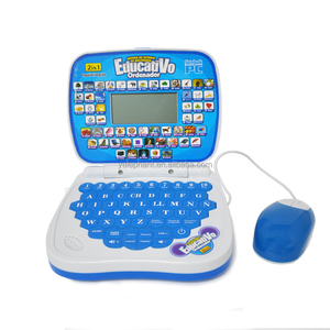 Máquina multifunción para ordenador portátil de voz Abc para niños, juguetes educativos inteligentes, Ordenador de aprendizaje para niños en español - Product Image 1