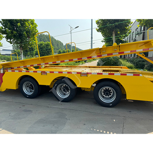 鹿艺运输8辆汽车2轴汽车运输车半尾集装箱运输上层新俄罗斯车型