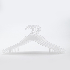 Bán buôn Durable nửa nhựa trong suốt móc kim loại nhựa móc đơn Tier móc nhựa cho phòng khách sử dụng - Product Image 6