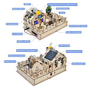 Keyestudio ESP32 IoT Smart Farm Starter Kit per <span class=keywords><strong>Arduino</strong></span> Scratch 3.0 programmazione grafica <span class=keywords><strong>robot</strong></span> elettronici fai da te - Product Image 4
