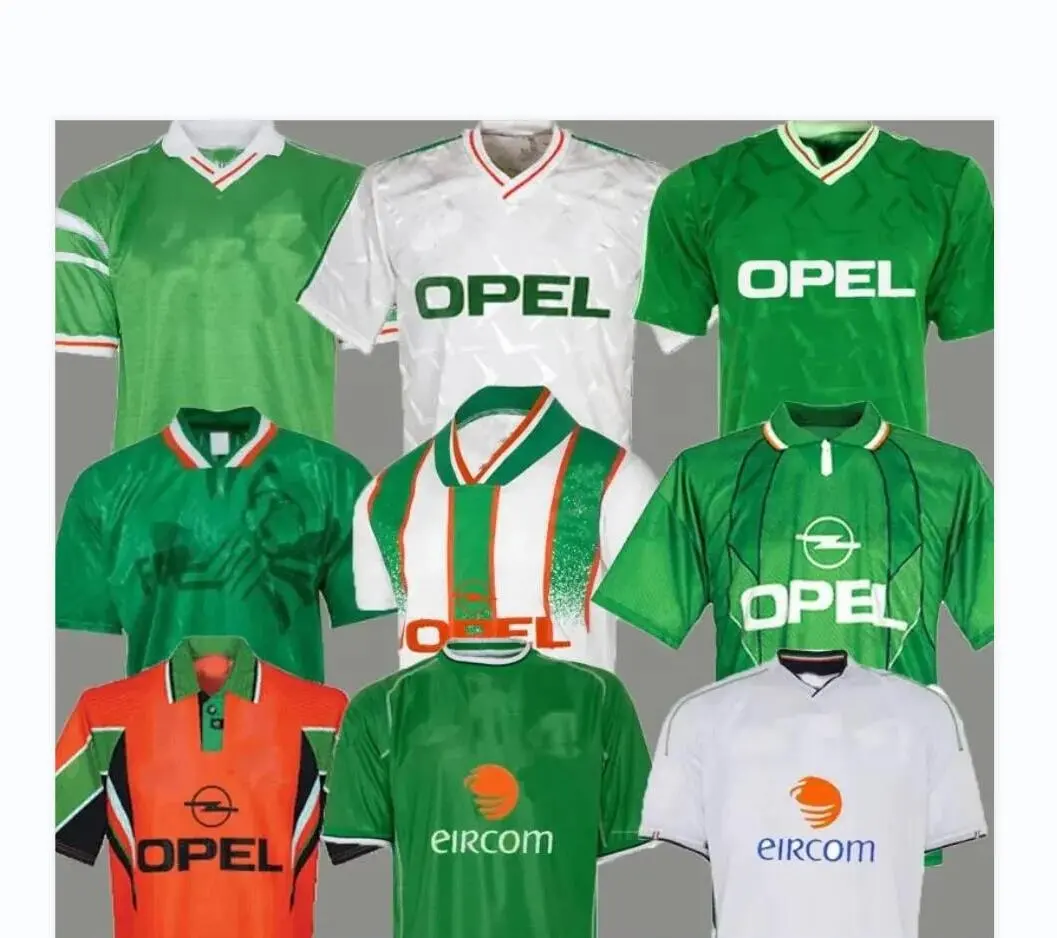 2002 1994 KEANE rétro IreLAnDs maillots de football classique vintage irlandais McGRATH Duff STAUNTON HOUGHTON McATEER