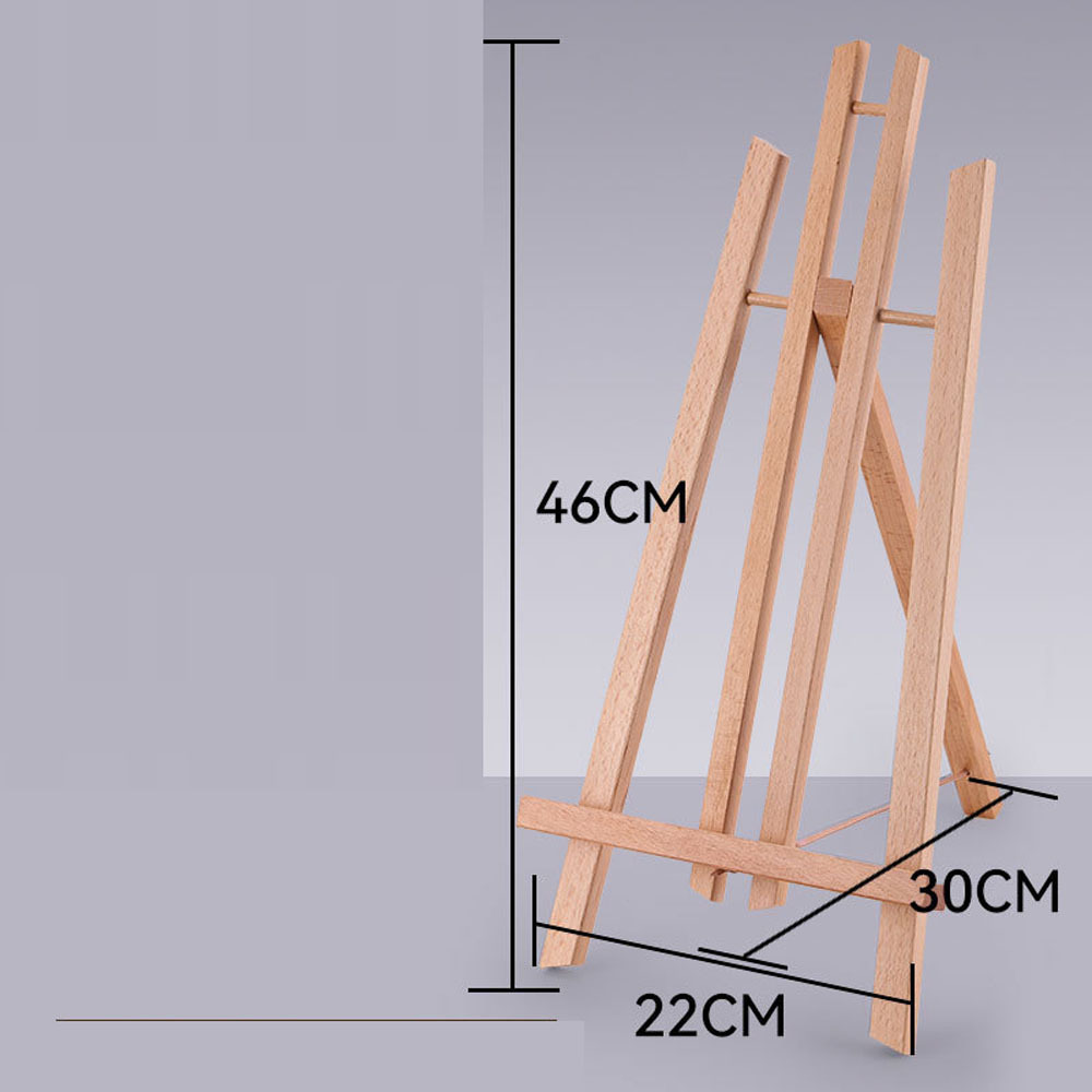 Chevalet en bois de hêtre de 50 cm
