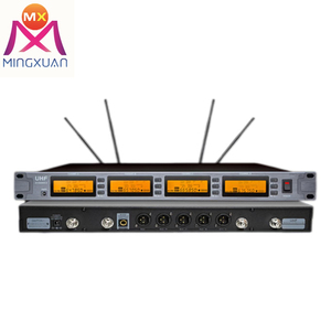 4 Kanalen Draadloze Headset Microfoon Hoofddeksels Bodypack Mic Professionele Ontvanger - Product Image 2